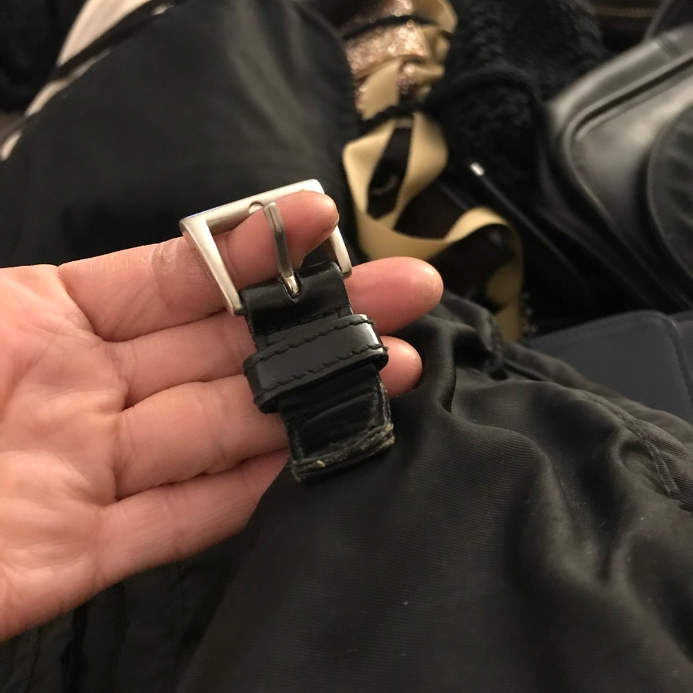 Prada Black Nylon Messenger Bag - Picture 7 of 7